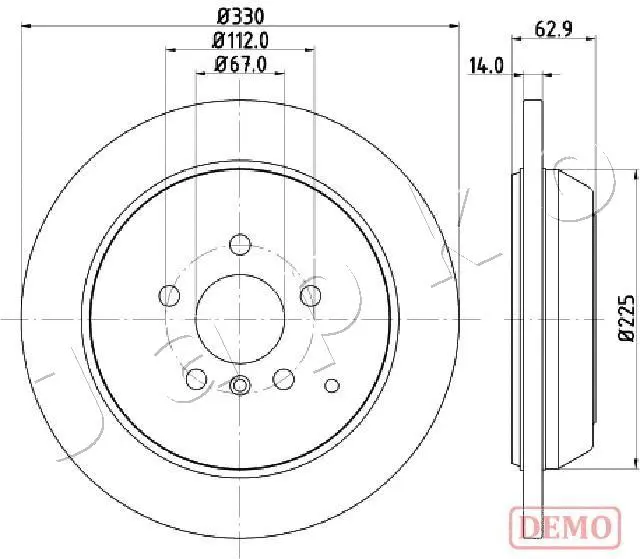 Brake Disc (610524C)