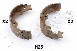 Brake Shoe Set, parking brake (55H26)
