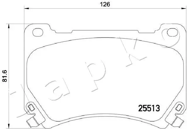 Brake Pad Set, disc brake (50H29)