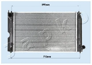 Radiator, engine cooling (RDA153111)