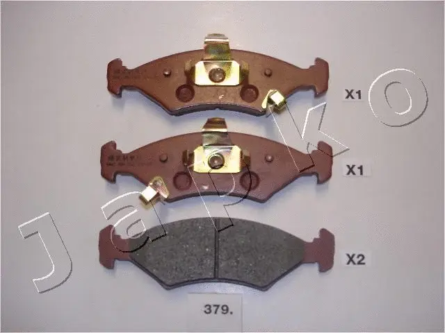 Brake Pad Set, disc brake (50379)