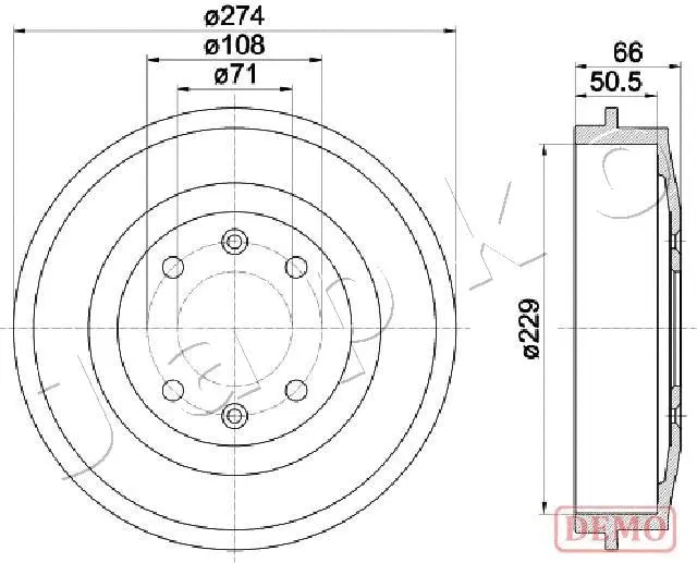 Brake Drum (560600C)