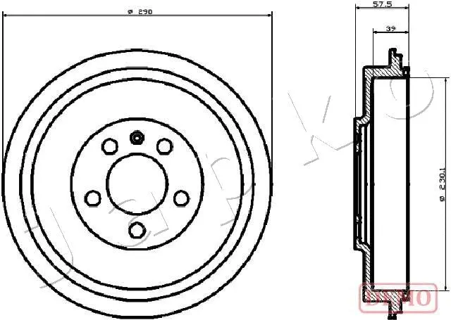 Brake Drum (560906C)