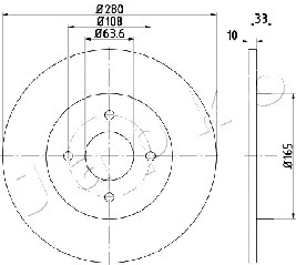 Brake Disc (610304)