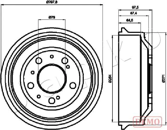 Brake Drum (560605C)
