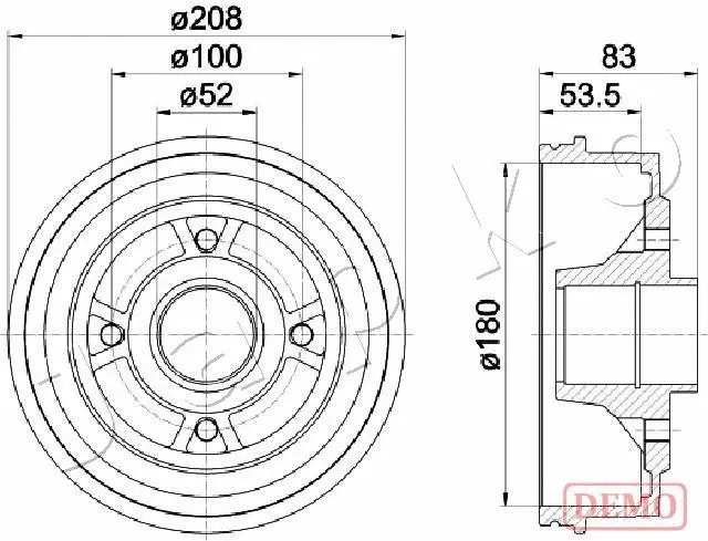 Brake Drum (560709C)