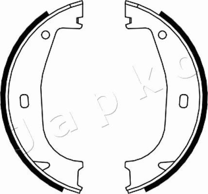 Brake Shoe Set, parking brake (550103)