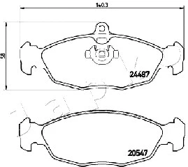 Brake Pad Set, disc brake