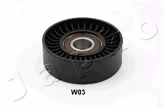 Deflection/Guide Pulley, V-ribbed belt (129W03)