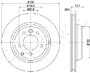 Brake Disc (610918)
