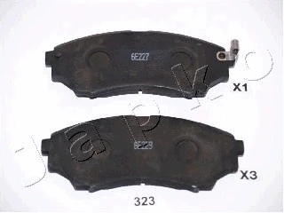 Brake Pad Set, disc brake (50323)