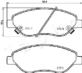 Brake Pad Set, disc brake