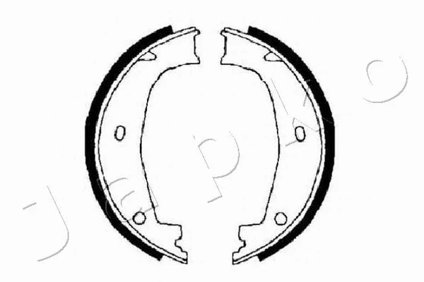 Brake Shoe Set, parking brake (550101)