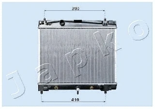 Radiator, engine cooling (RDA153011)