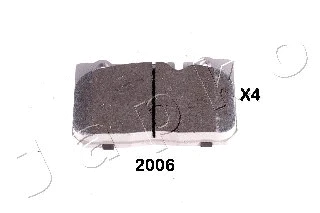 Brake Pad Set, disc brake (502006)