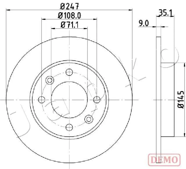 Brake Disc (610602C)