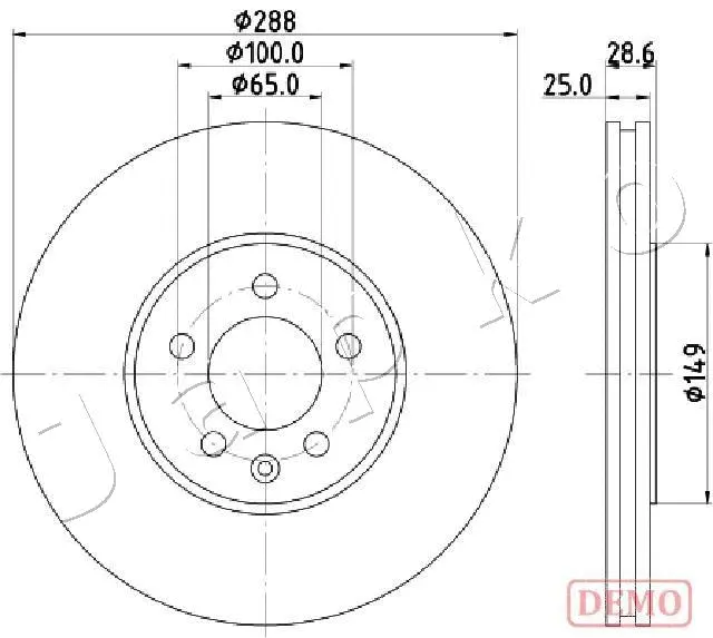 Brake Disc (600950C)