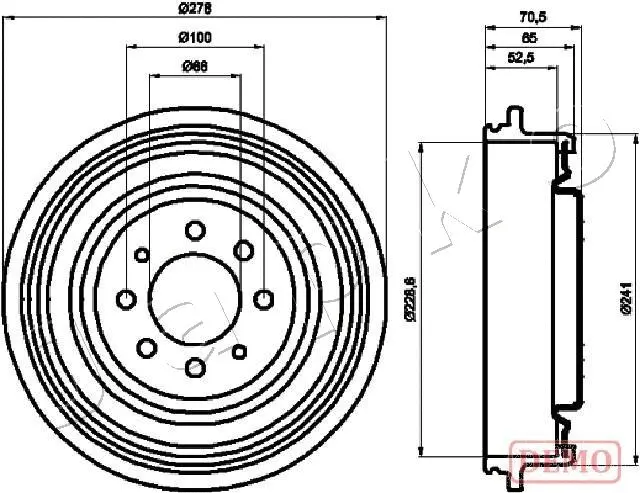 Brake Drum (560703C)