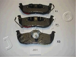Brake Pad Set, disc brake (51001)