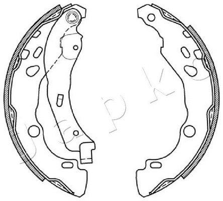 Brake Shoe Set (550602)