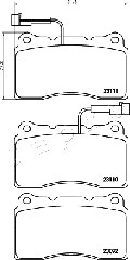 Brake Pad Set, disc brake
