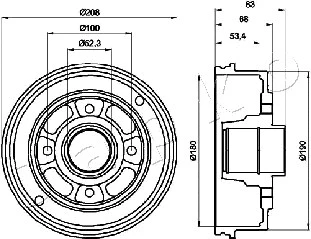 Brake Drum (560707)