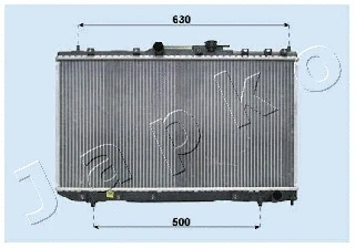 Radiator, engine cooling (RDA153007)