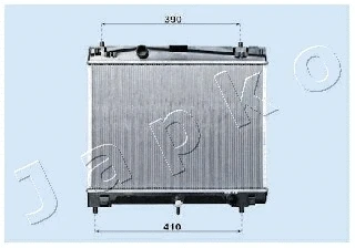 Radiator, engine cooling (RDA153010)
