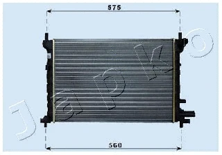Radiator, engine cooling (RDA053061)