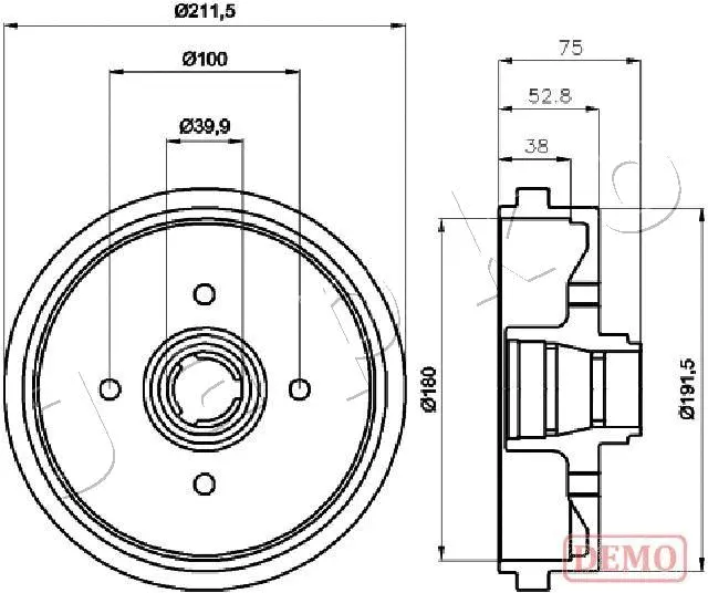 Brake Drum (560901C)