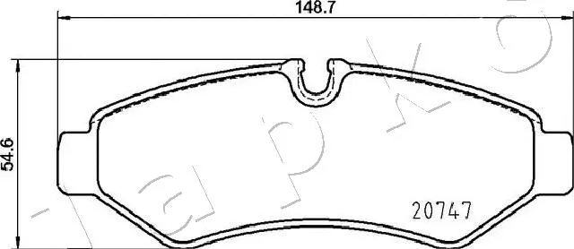 Brake Pad Set, disc brake (510535)