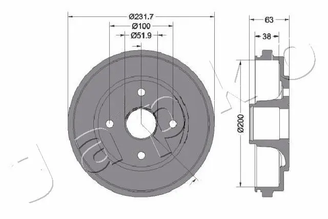 Brake Drum (560401C)