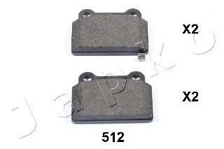 Brake Pad Set, disc brake (51512)