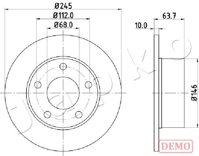 Brake Disc (610912C)