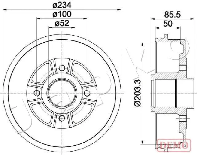 Brake Drum (560702C)