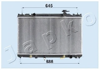 Radiator, engine cooling (RDA153118)