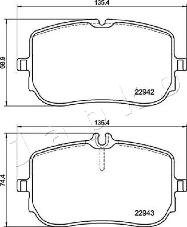 Brake Pad Set, disc brake (500551)