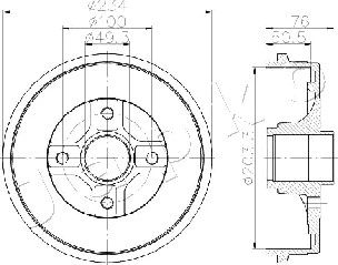 Brake Drum (560710)