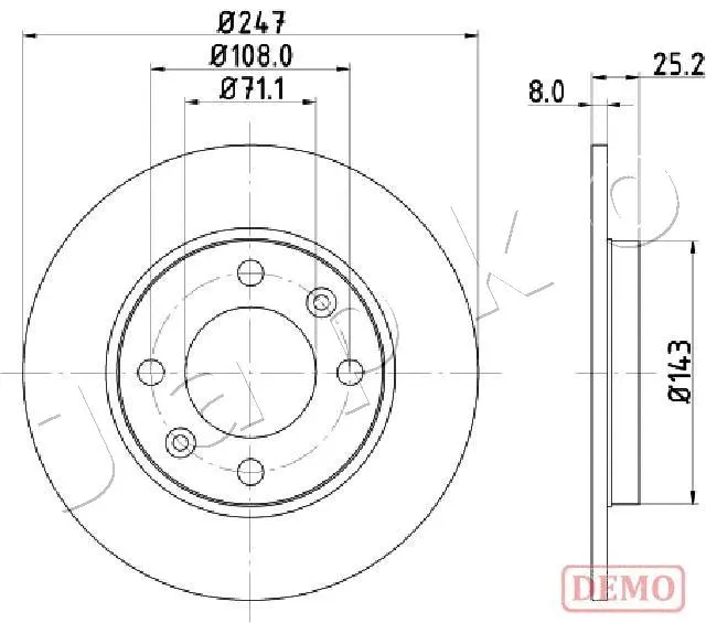 Brake Disc (610615C)