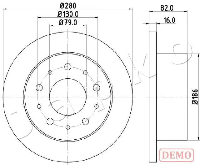 Brake Disc (610611C)