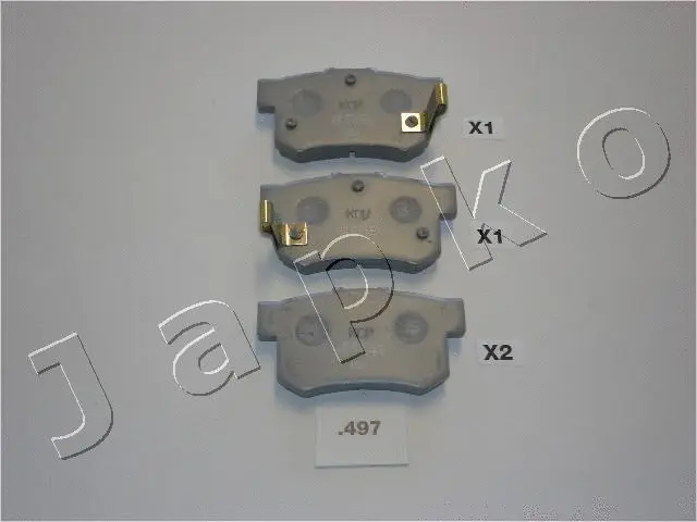 Brake Pad Set, disc brake (51497)
