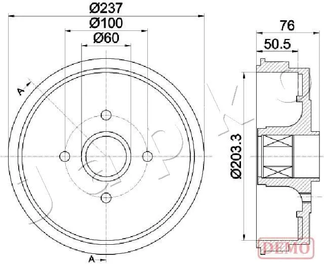 Brake Drum (560700C)