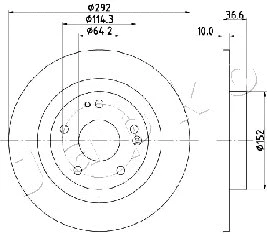 Brake Disc (61427)