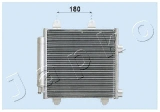 Condenser, air conditioning (CND033025)