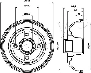 Brake Drum (560408)