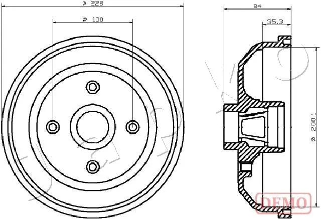 Brake Drum (560406C)