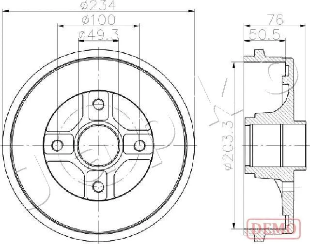 Brake Drum (560710C)