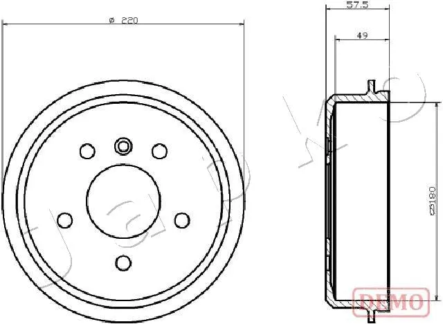 Brake Drum (560500C)