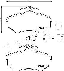 Brake Pad Set, disc brake