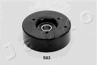 Deflection/Guide Pulley, V-ribbed belt (129S03)